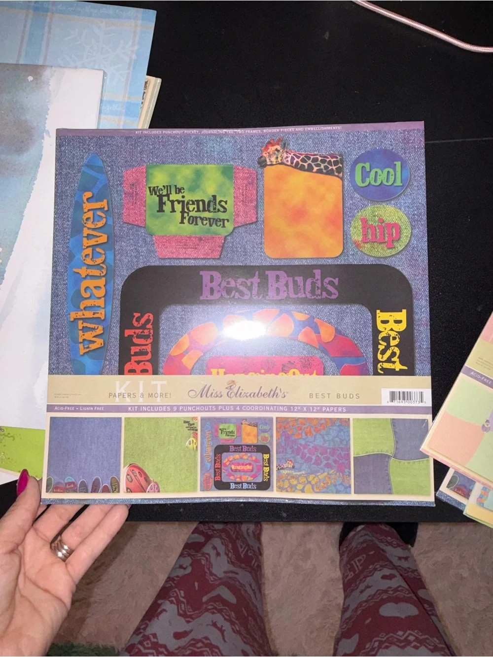 Assorted Decorative Party Invitation and Cardstock Pack - Multicolor scrapbook